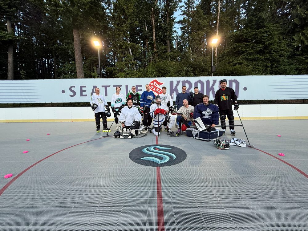 photo of girls team after game